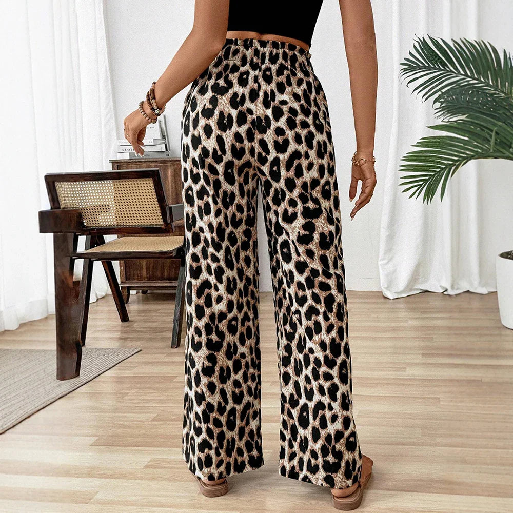 ELVIRA | Leichte Leopardenhose
