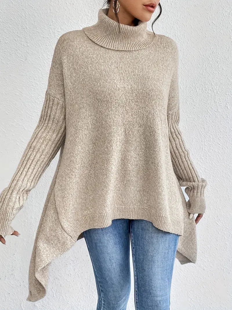 BRIGITTE | LANGER ROLLKRAGENPULLOVER
