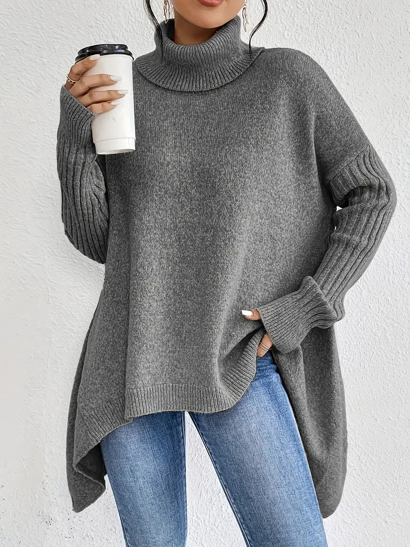 BRIGITTE | LANGER ROLLKRAGENPULLOVER