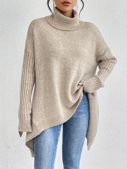 BRIGITTE | LANGER ROLLKRAGENPULLOVER