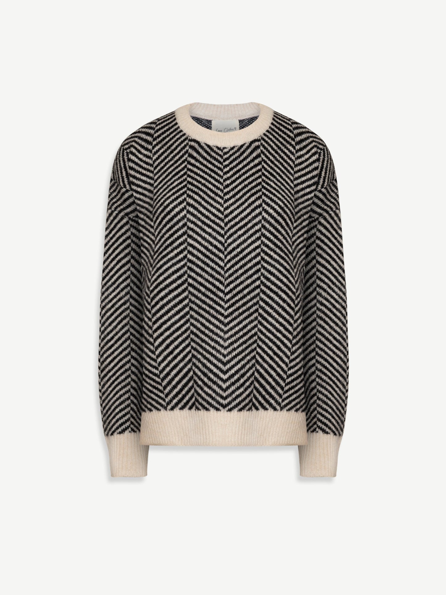 LENYA | Gemusterter Strickpullover