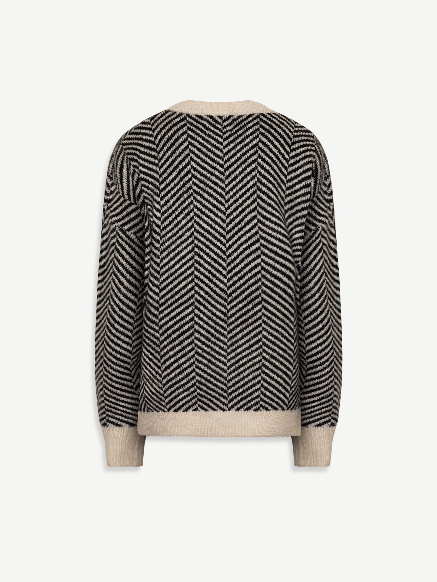 LENYA | Gemusterter Strickpullover