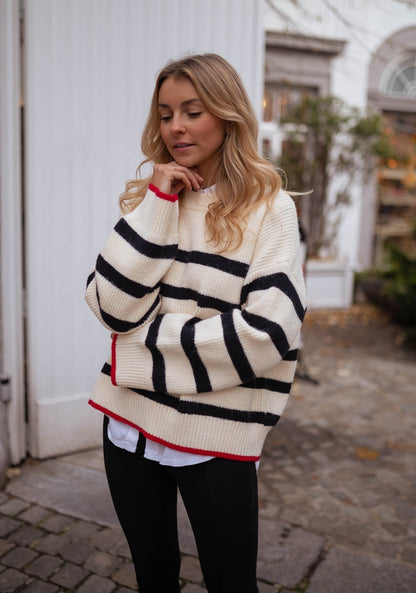 MAJA | Gestreifter Pullover