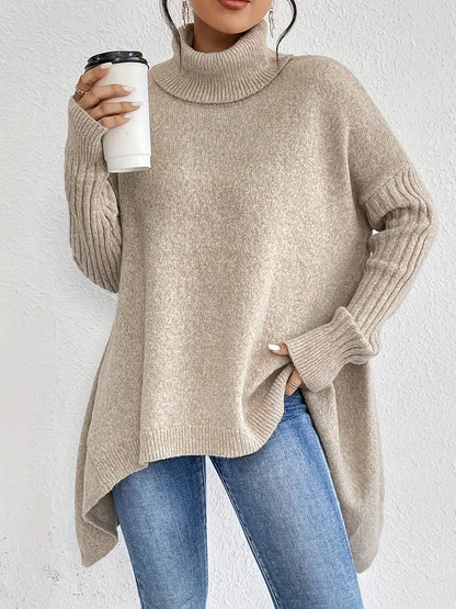 BRIGITTE | LANGER ROLLKRAGENPULLOVER