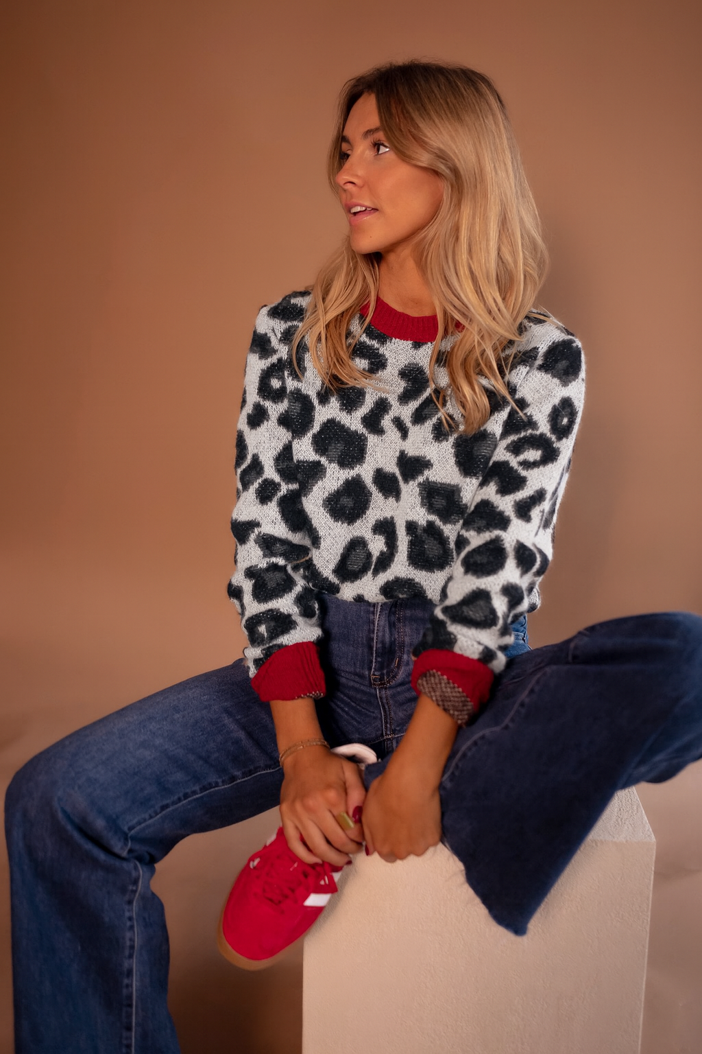 ALESSA | Leopard Strickpullover