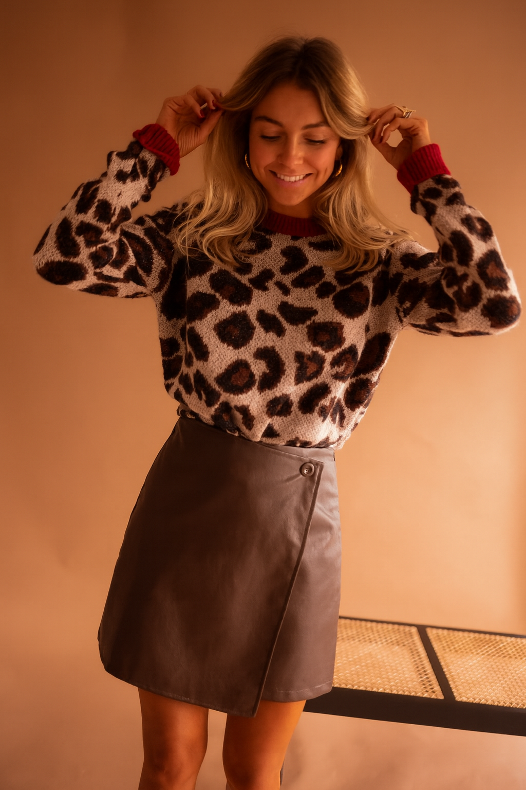 ALESSA | Leopard Strickpullover