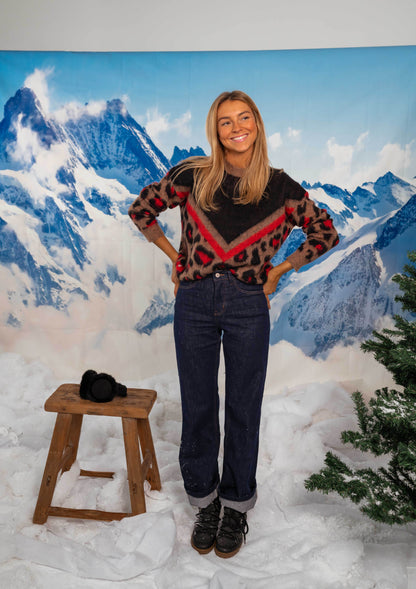 VALERIE | Leopard Strickpullover