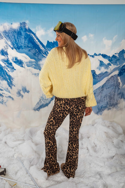 HANNAH | Gelber Strickpullover