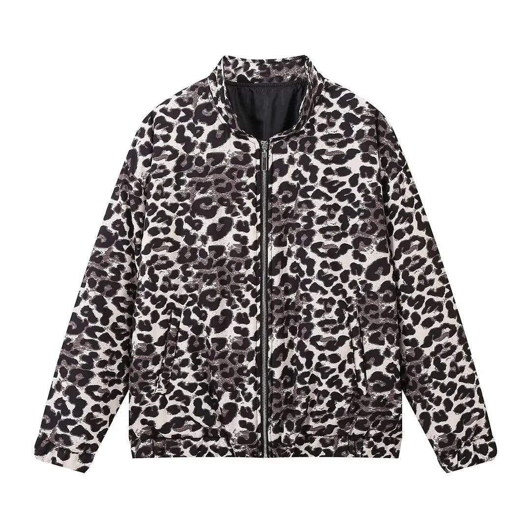 JASMIN | Leopard Bomberjacke