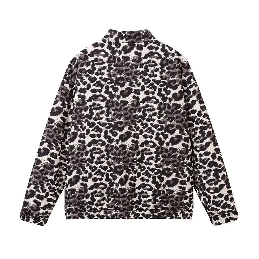 JASMIN | Leopard Bomberjacke
