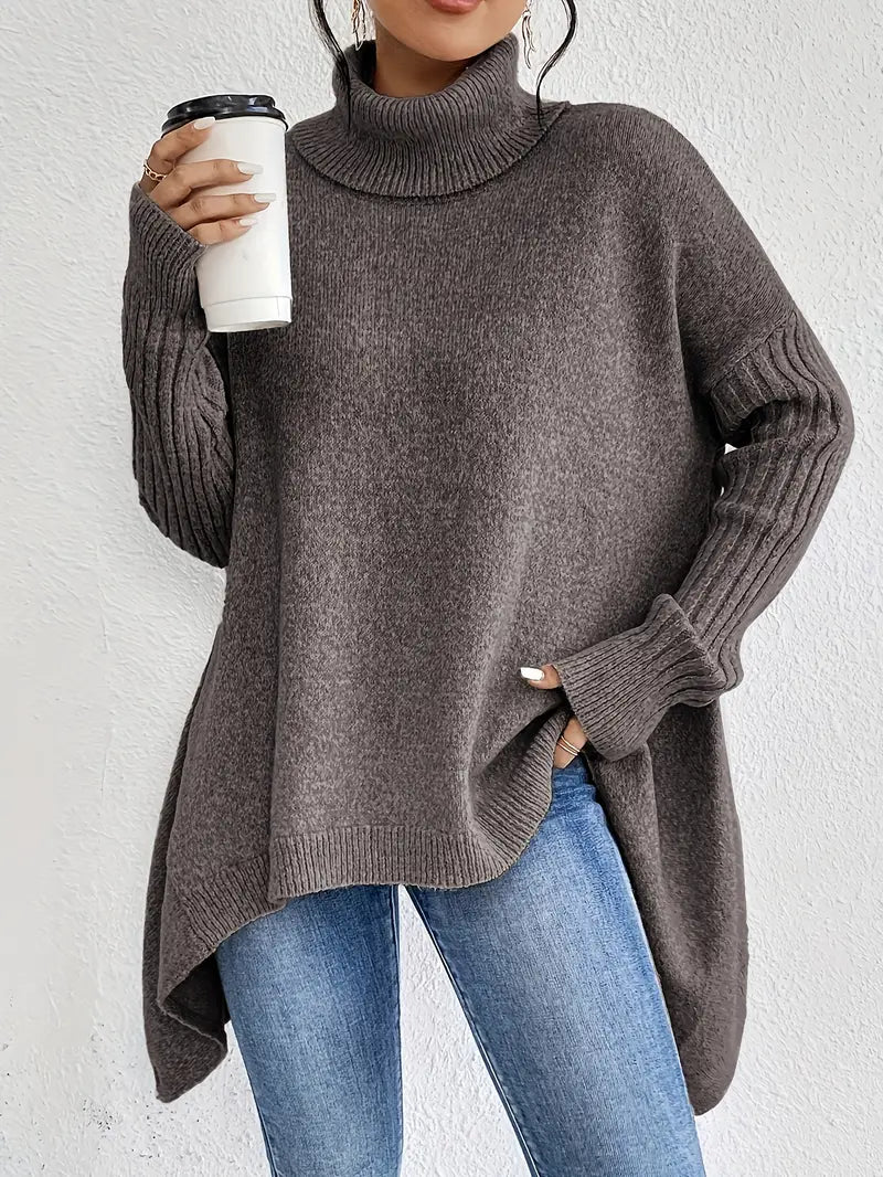 BRIGITTE | LANGER ROLLKRAGENPULLOVER